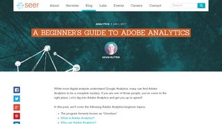 
                            12. A Beginner's Guide to Adobe Analytics | Seer Interactive