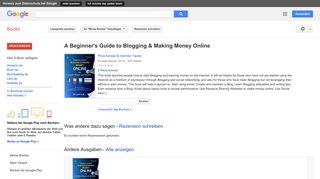
                            12. A Beginner's Guide to Blogging & Making Money Online