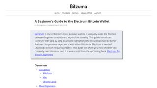 
                            6. A Beginner's Guide to the Electrum Bitcoin Wallet - Bitzuma