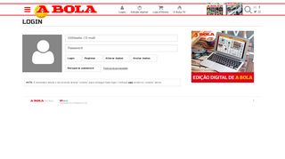 
                            7. A BOLA - LOGIN