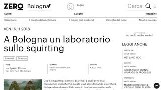 
                            11. A Bologna un laboratorio sullo squirting | Zero