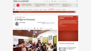 
                            10. A bridge to Germany - The Hindu