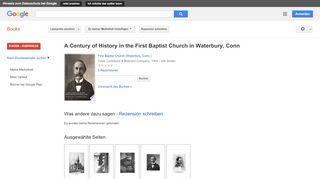 
                            11. A Century of History in the First Baptist Church in Waterbury, Conn
