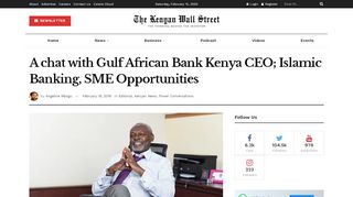 
                            11. A chat with Gulf African Bank Kenya CEO; Islamic Banking, SME ...