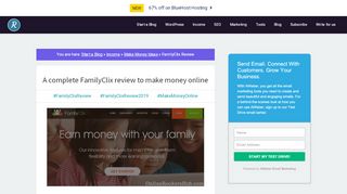 
                            4. A complete FamilyClix review to make money online - ORH
