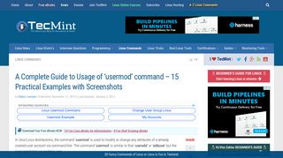 
                            9. A Complete Guide to Usage of 'usermod' command - 15 Practical ...
