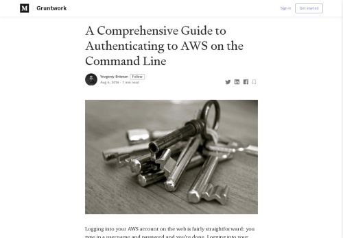 
                            13. A Comprehensive Guide to Authenticating to AWS on the Command ...