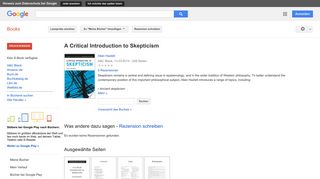 
                            7. A Critical Introduction to Skepticism