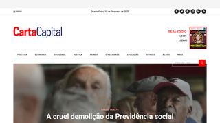 
                            13. A cruel demolição da Previdência social - CartaCapital