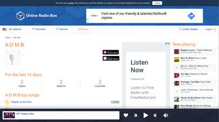 
                            7. A D M B — Online Radio Box