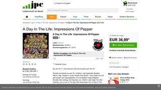 
                            9. A Day In The Life: Impressions Of Pepper (2 LPs) – jpc