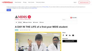 
                            12. A DAY IN THE LIFE of a first-year MDIS student - MDIS - Mynewsdesk