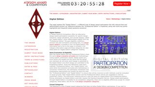 
                            3. A' Design Award and Competition - Digital Edition