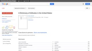
                            6. A Dictionary of Altitudes in the United States