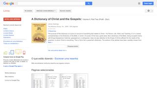 
                            7. A Dictionary of Christ and the Gospels: Volume II (Part Two -- ...