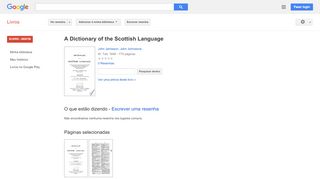
                            12. A Dictionary of the Scottish Language - Resultado da Pesquisa de livros Google