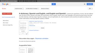 
                            11. A dictionary, Spanish and English, and English and Spanish: ...