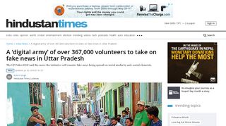 
                            12. A 'digital army' of over 367,000 volunteers to take on fake news in Uttar ...