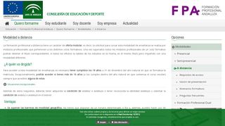 
                            4. A distancia - Consejería de Educación - Junta de Andalucía