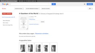 
                            9. A Gazetteer of the World: Or, Dictionary of Geographical Knowledge