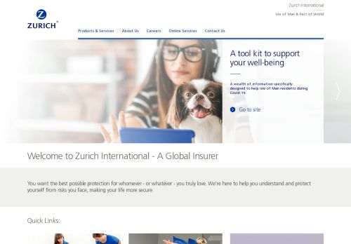 
                            4. A Global Insurer - Isle of Man & Rest of World - Zurich International