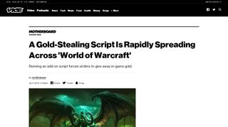 
                            9. A Gold-Stealing Script Is Rapidly Spreading Across 'World of Warcraft ...