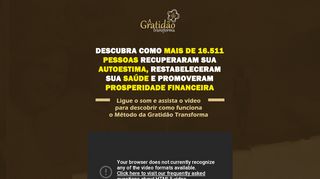 
                            3. A Gratidão Transforma