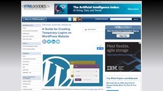 
                            8. A Guide for Creating Temporary Logins on WordPress Website