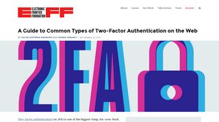 
                            5. A Guide to Common Types of Two-Factor Authentication on the Web ...