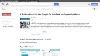 
                            10. A Guide to Computer User Support for Help Desk and Support Specialists