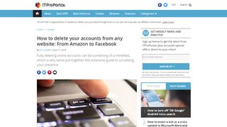 
                            2. A guide to deleting your accounts from any website: From Amazon to ...