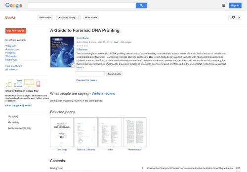 
                            6. A Guide to Forensic DNA Profiling