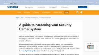 
                            12. A guide to hardening your Security Center system - Genetec Inc.
