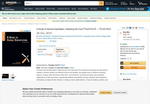 
                            12. A Guide to Kernel Exploitation: Attacking the Core: Amazon.co.uk ...