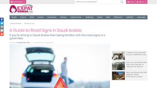 
                            3. A Guide to Road Signs In Saudi Arabia | ExpatWoman.com