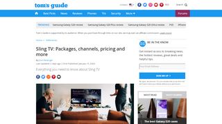 
                            7. A Guide to Sling TV: Packages, Channels, Pricing and More