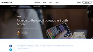 
                            12. A guide to the credit bureaus in South Africa | ClearScore