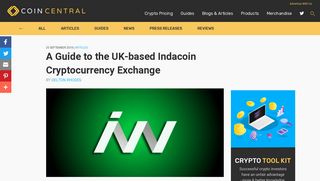 
                            7. A Guide to the UK-based Indacoin Cryptocurrency Exchange ...