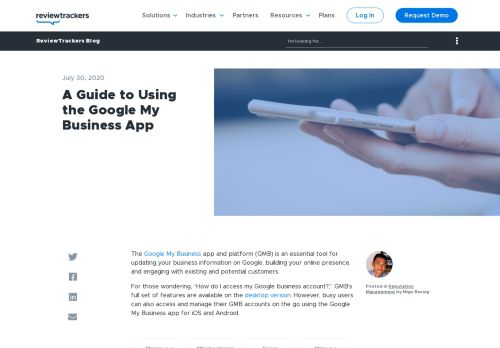 
                            10. A Guide to Using the Google My Business App | ReviewTrackers