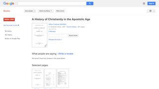 
                            6. A History of Christianity in the Apostolic Age