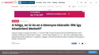 
                            11. A hölgy, az úr és az a bizonyos kézcsók: illik így köszönteni Merkelt ...