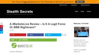 
                            11. A iMarketsLive Review – Is It A Legit Forex Or BBB Nightmare ...
