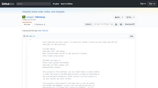 
                            12. A javascript test login www.126.com - gists · GitHub