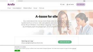 
                            8. A-kasse for alle - dagpenge hvis du bliver ledig - Krifa akasse