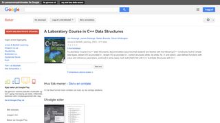 
                            10. A Laboratory Course in C++ Data Structures