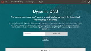 
                            3. A Leading Dynamic DNS Provider | Dyn