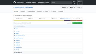 
                            11. A login login widget for Salesforce Identity - GitHub