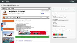 
                            10. A Login Page on kashipara.com. - Crayon