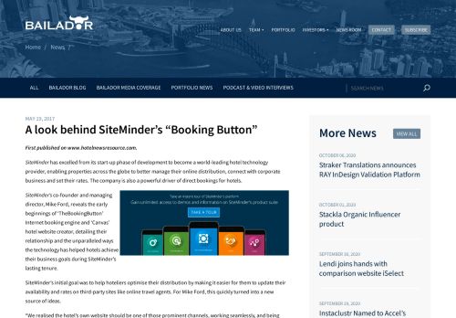 
                            11. A look behind SiteMinder's “Booking Button” | Bailador