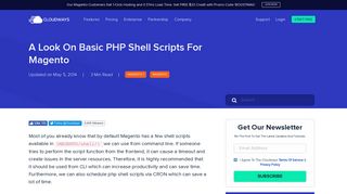 
                            6. A Look On Basic PHP Shell Scripts For Magento - Cloudways